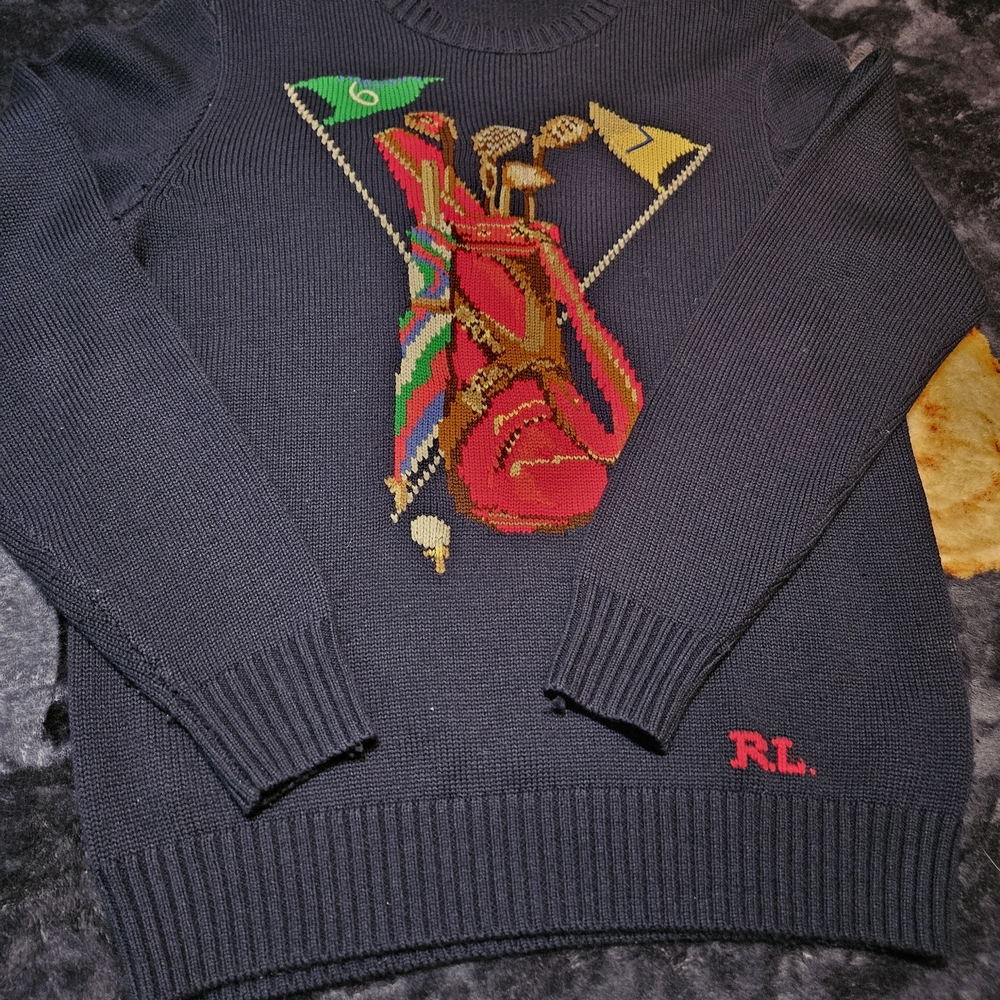 *** SOLD*** Polo Ralph Lauren Golf Bag Sweater